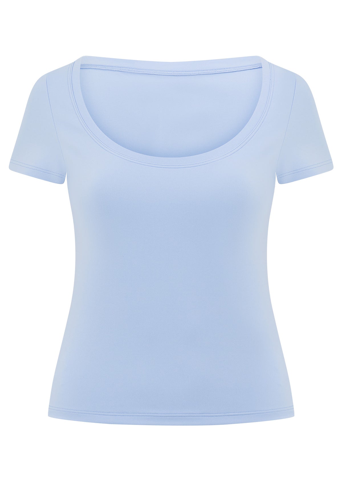 Lorna Jane Sculpt Active Short Sleeve Top - Oxford Blue