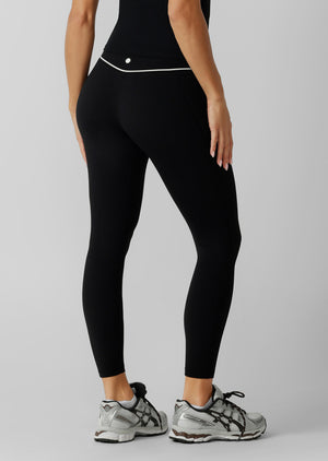 Lorna Jane LJ Baseline No Ride Ankle Biter Leggings - Black