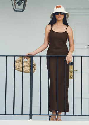 Lorna Jane Effortless Slip Dress - Volcano