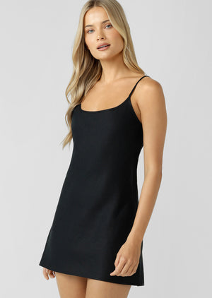 Lorna Jane Effortless Mini Dress - Black