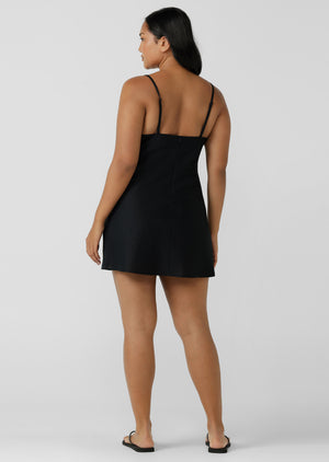 Lorna Jane Effortless Mini Dress - Black