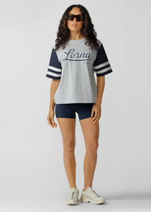 Lorna Jane Hardball T-Shirt - Grey Marl