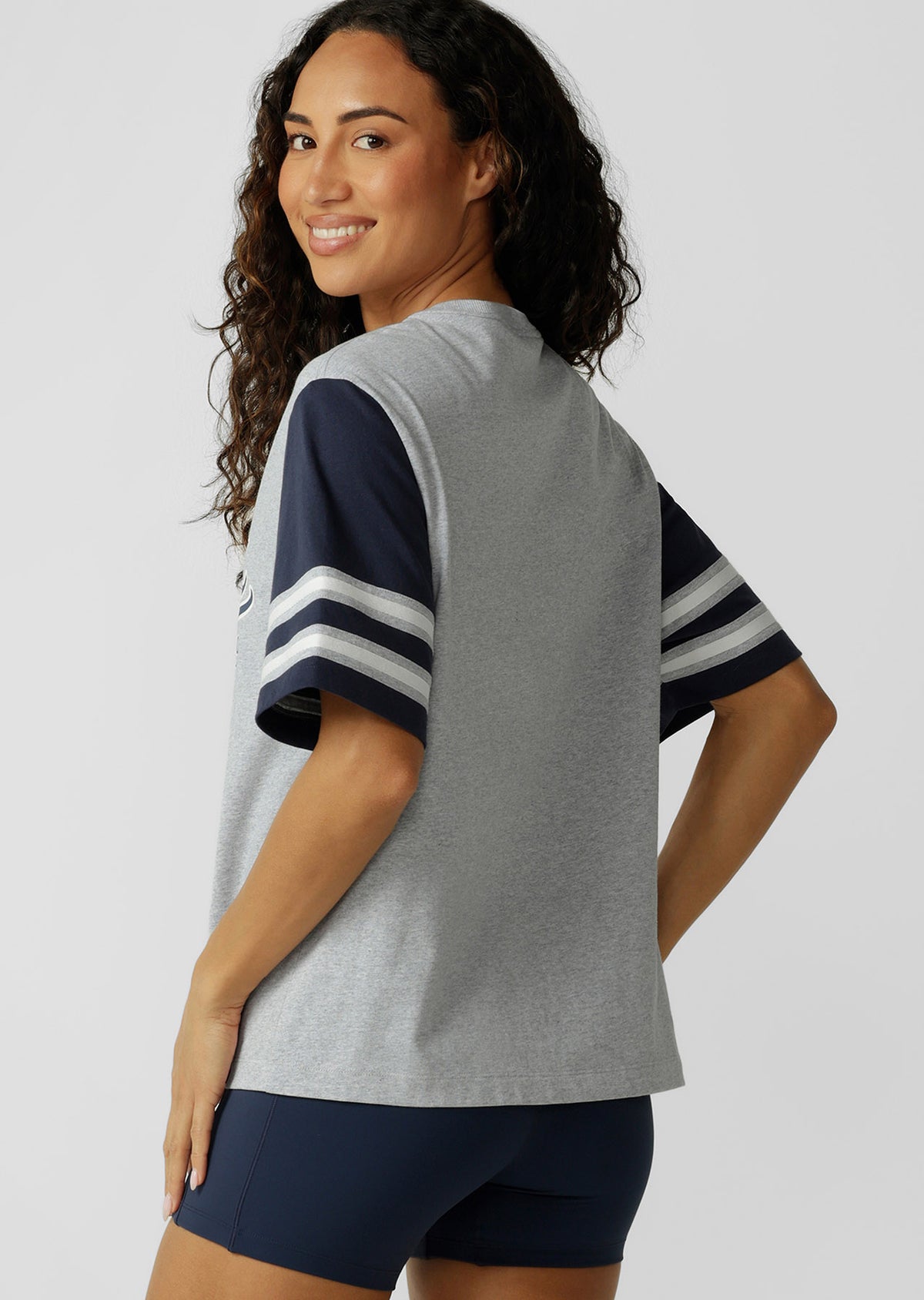 Lorna Jane Hardball T-Shirt - Grey Marl