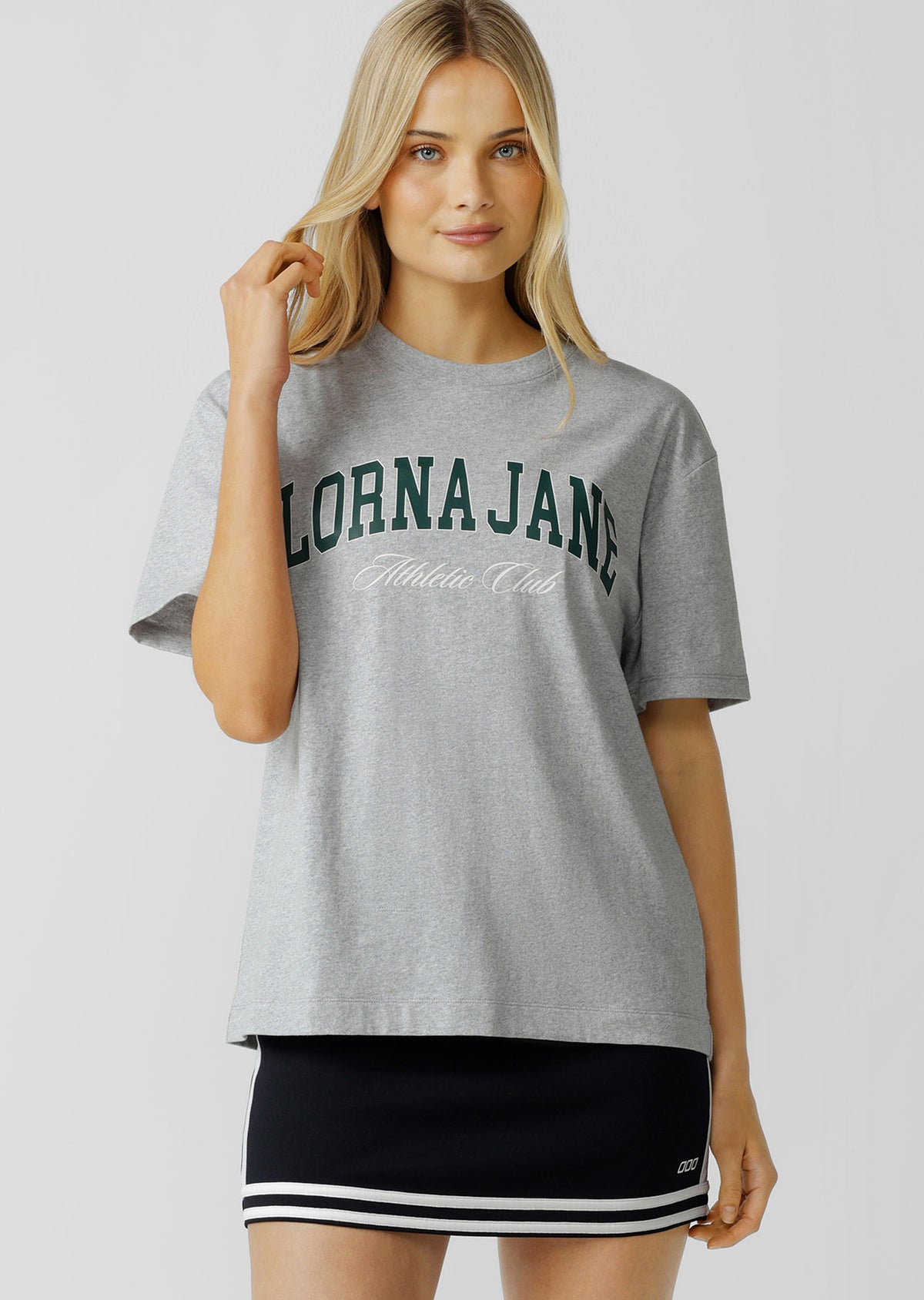Lorna Jane All In T-Shirt - Grey Marl