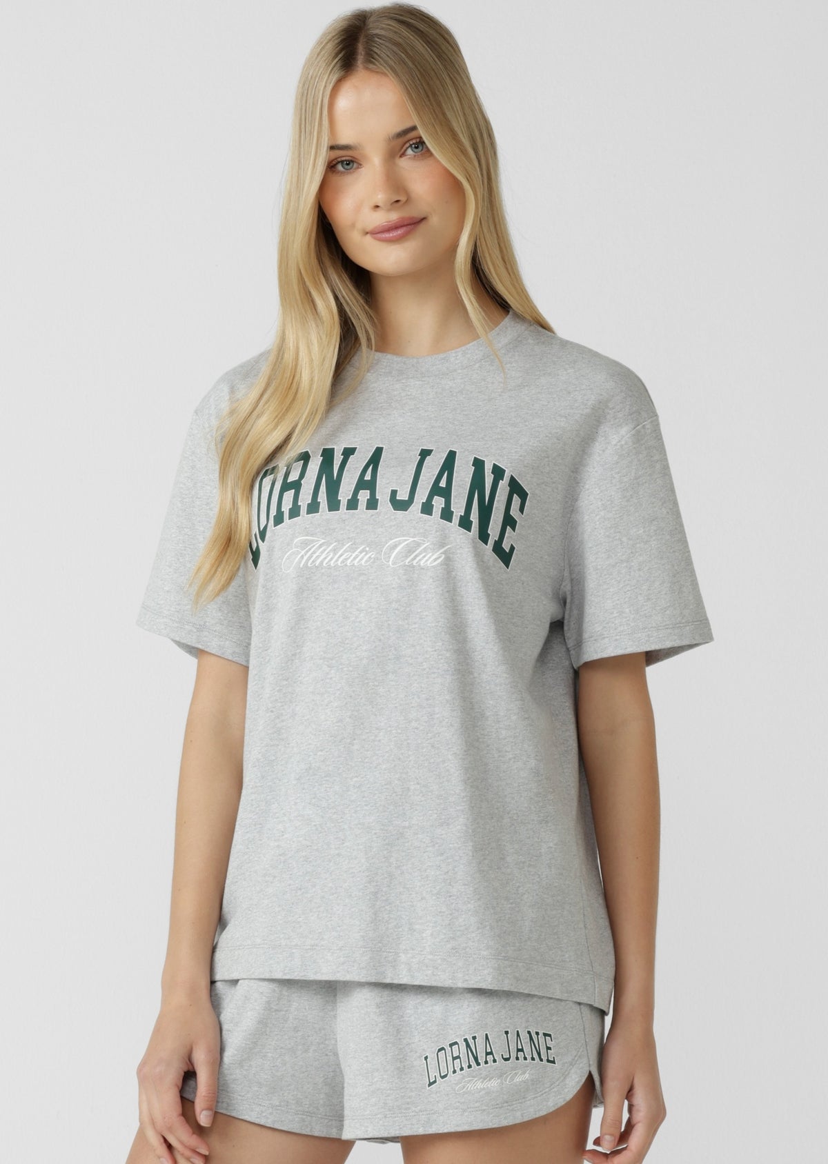 Lorna Jane All In T-Shirt - Grey Marl