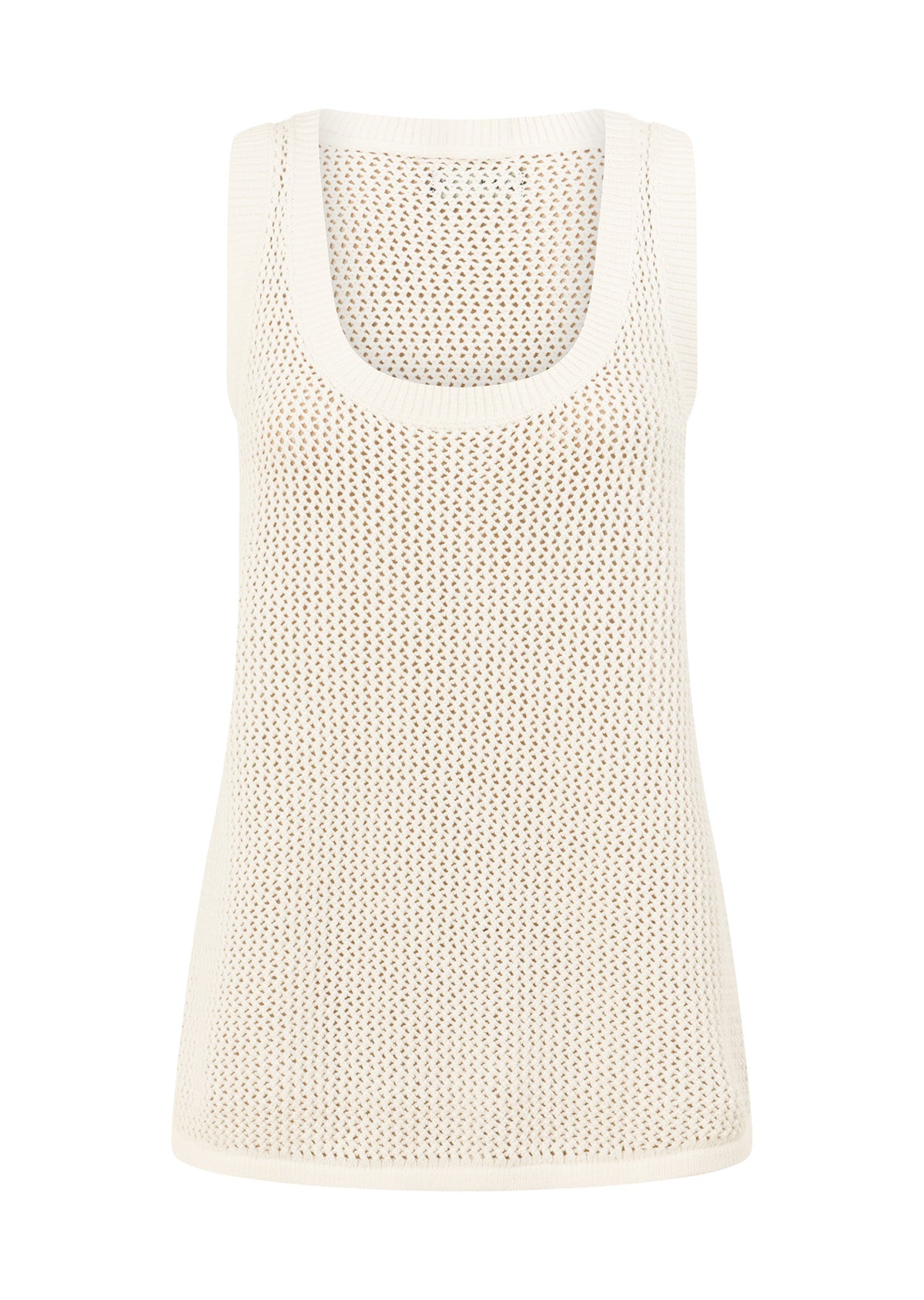 Lorna Jane Harbour Knit Tank - Porcelain