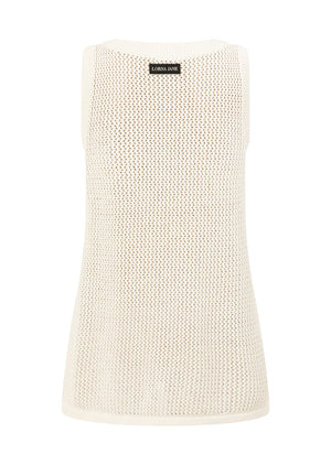Lorna Jane Harbour Knit Tank - Porcelain