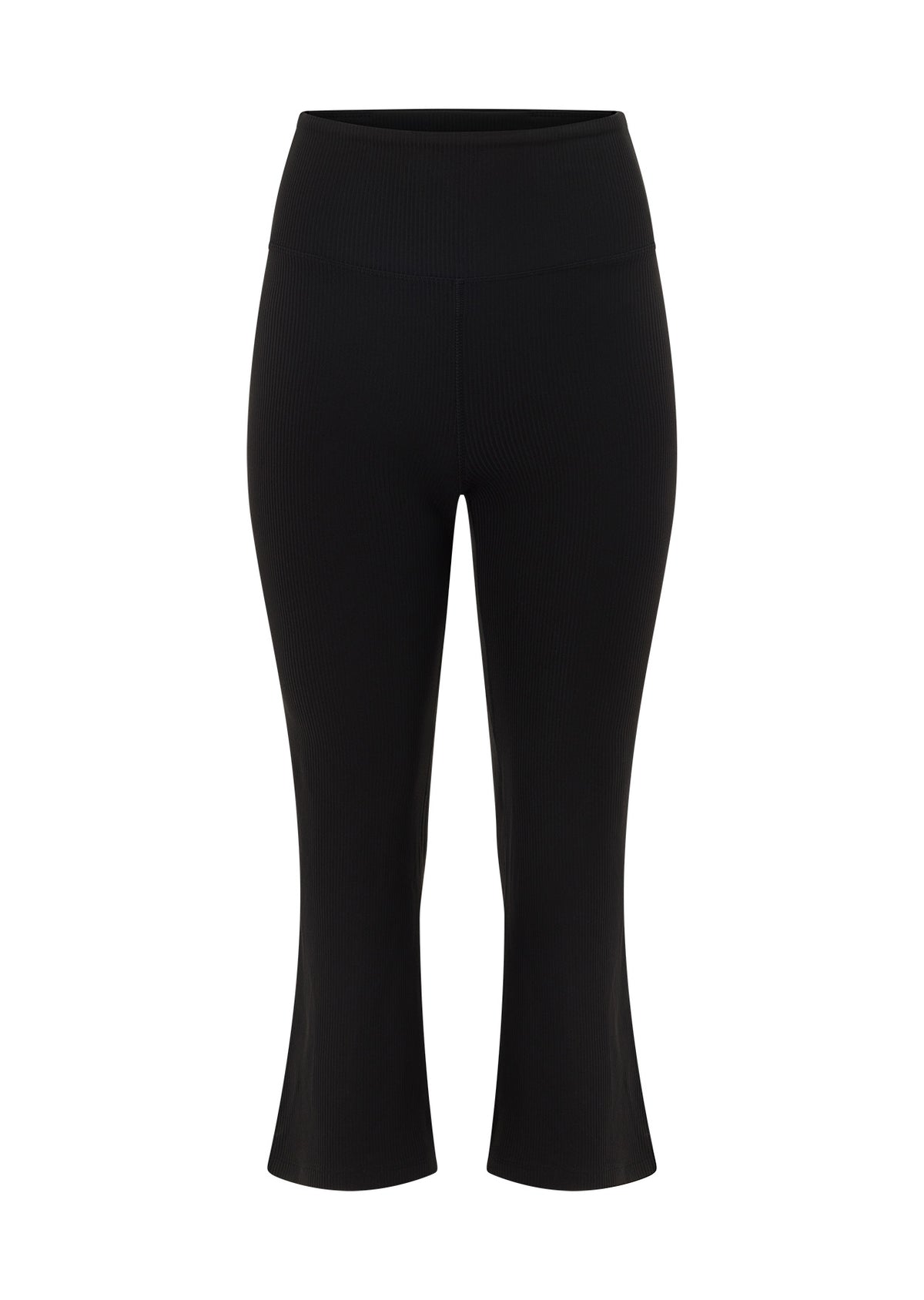 Lorna Jane Irresistible Luxe Active Rib Cropped Yoga Pants - Black