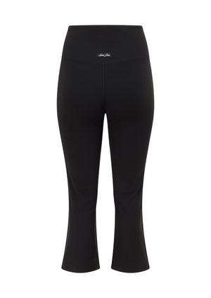 Lorna Jane Irresistible Luxe Active Rib Cropped Yoga Pants - Black
