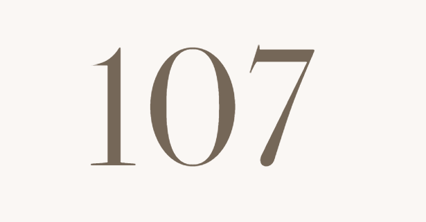 Text reading the number 107