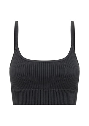Lorna Jane Seamless Swim Longline Sports Bra - Black
