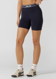 Lorna Jane Redefined 12cm Bike Shorts - Midnight Blue