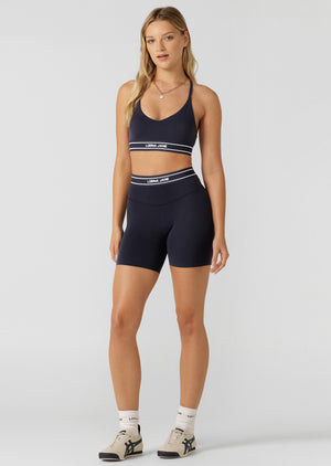Lorna Jane Redefined 12cm Bike Shorts - Midnight Blue