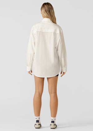 Lorna Jane Love Lounge Shirt - Porcelain