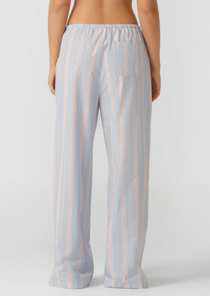 Lorna Jane Stripe Lounge Pants - Blue Multi Stripe