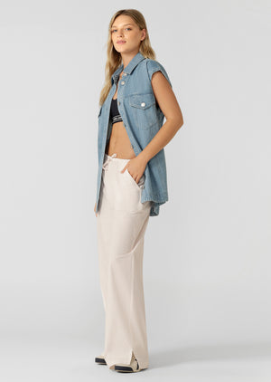 Lorna Jane Stripe Lounge Pants - Red Stripe
