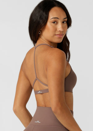 Lorna Jane Total Bliss Sports Bra - Stone