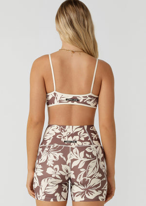 Lorna Jane Hibiscus All Day Sports Bra - Hibiscus Print