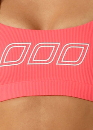 Lorna Jane Gym To Swim Sports Bra - Nectarine
