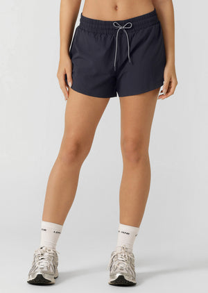 Lorna Jane Track Star Run Shorts - Midnight Blue