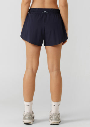 Lorna Jane Track Star Run Shorts - Midnight Blue