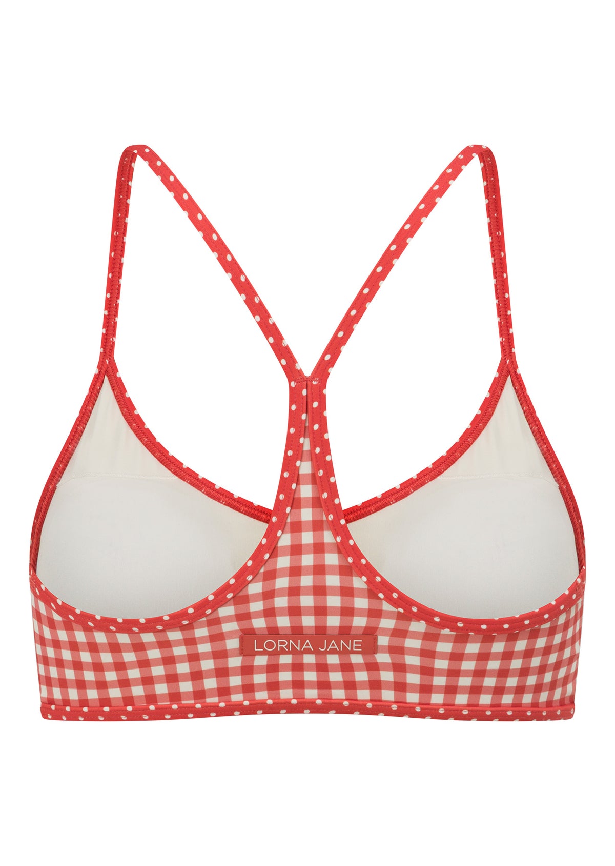Lorna Jane Coucou Gingham Sports Bra - Coucou Gingham Print