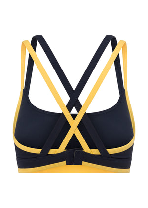 Lorna Jane Sprint To Finish Sports Bra - Oxford Navy