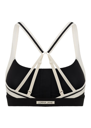 Lorna Jane Gym To Swim Max Support Sports Bra - Black