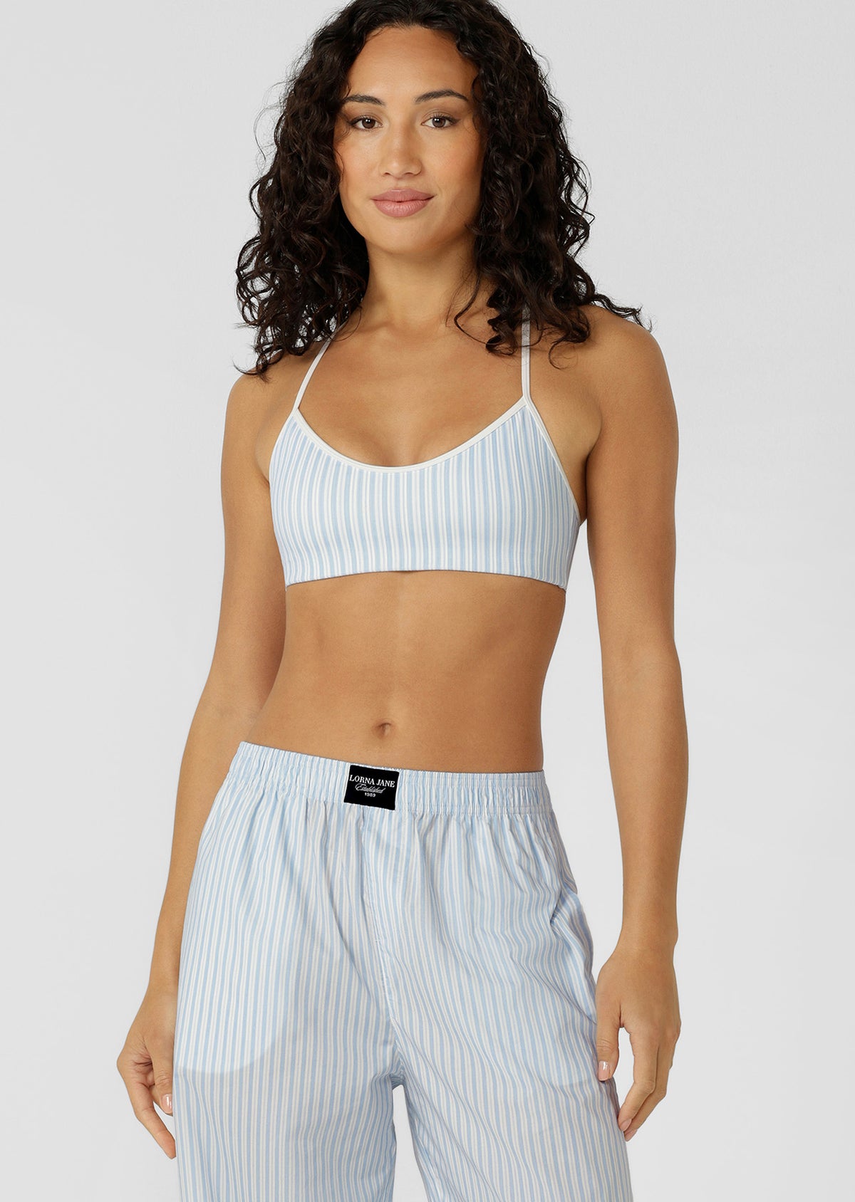 Lorna Jane Serendipity Stripe Sports Bra - Serendipity Stripe Print