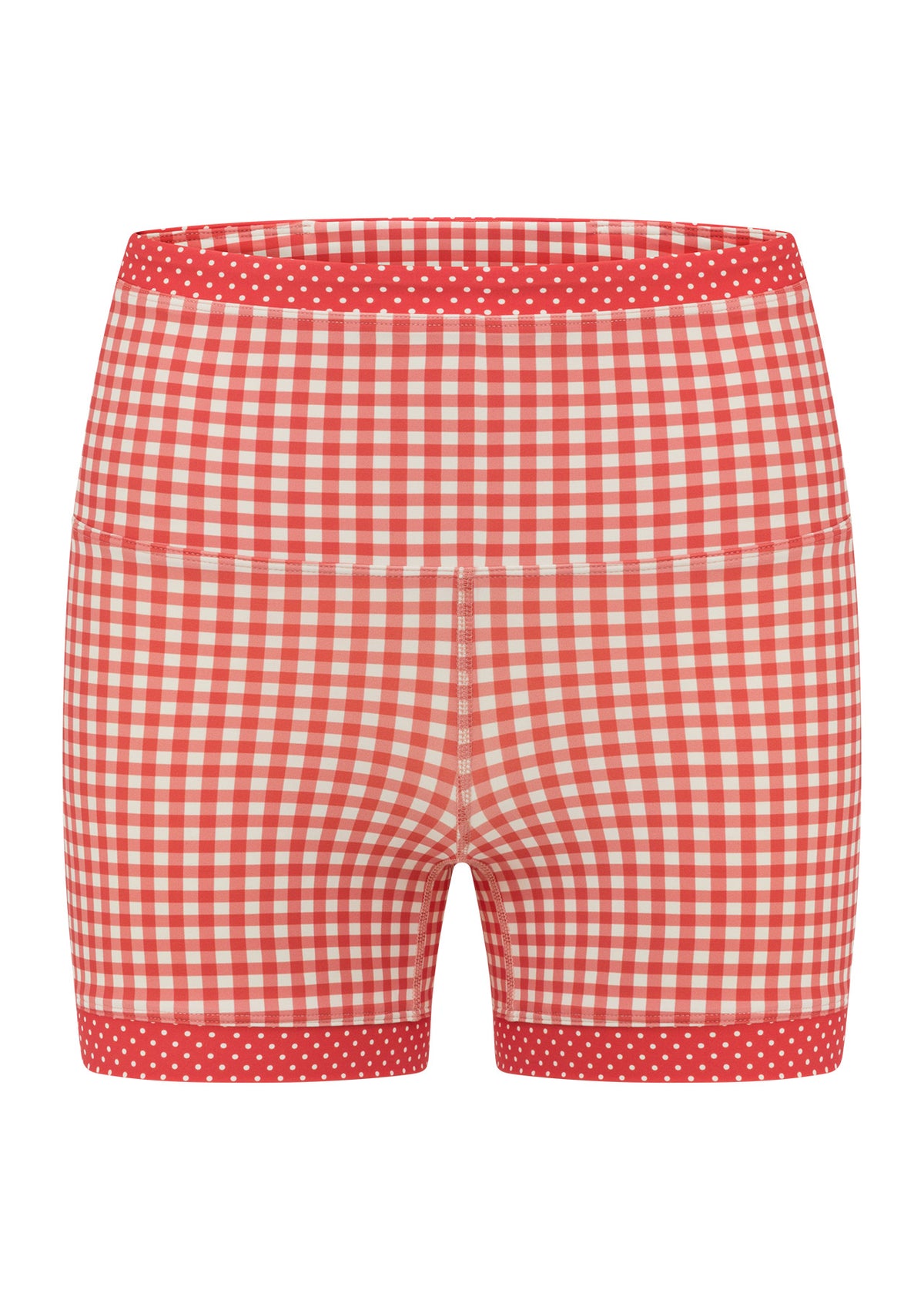 Lorna Jane Coucou Gingham 12cm Bike Shorts - Coucou Gingham Print