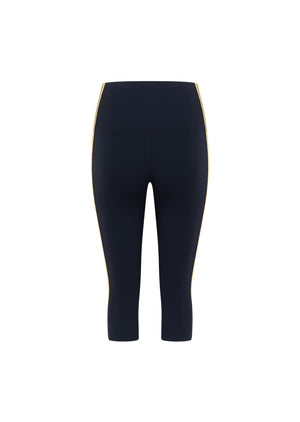 Lorna Jane Game Day 3/4 Capri Leggings - Oxford Navy