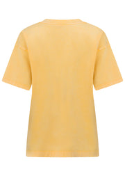 Lorna Jane Lorna Classics Washed Vintage T-Shirt - Washed Sunshine Yellow