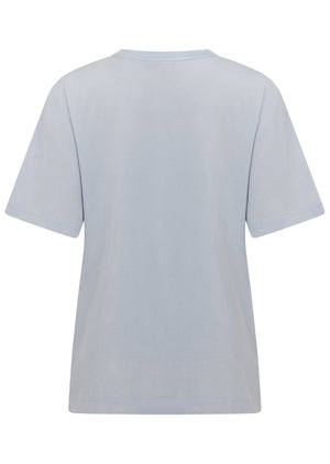 Lorna Jane Athletic Club Relaxed T-Shirt - Washed Light Moontide