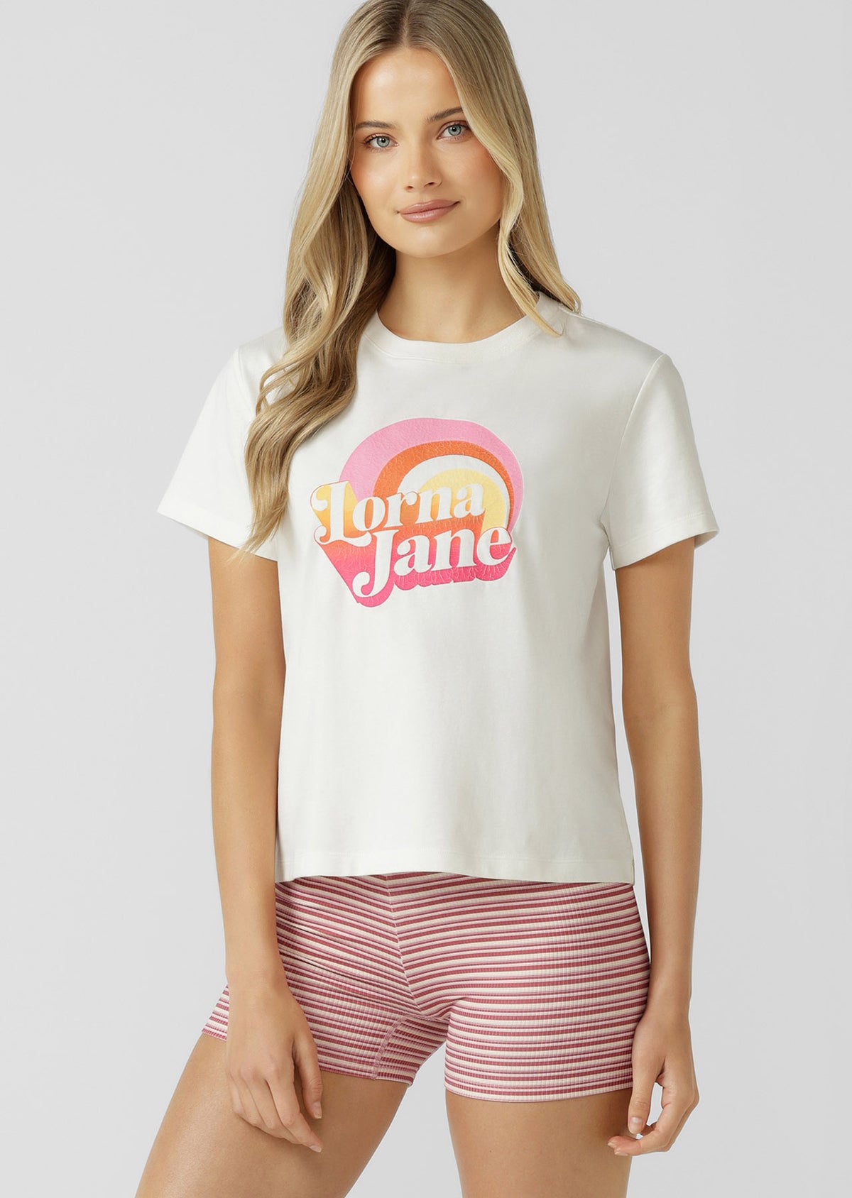 Lorna Jane Sunkissed T-Shirt - Porcelain