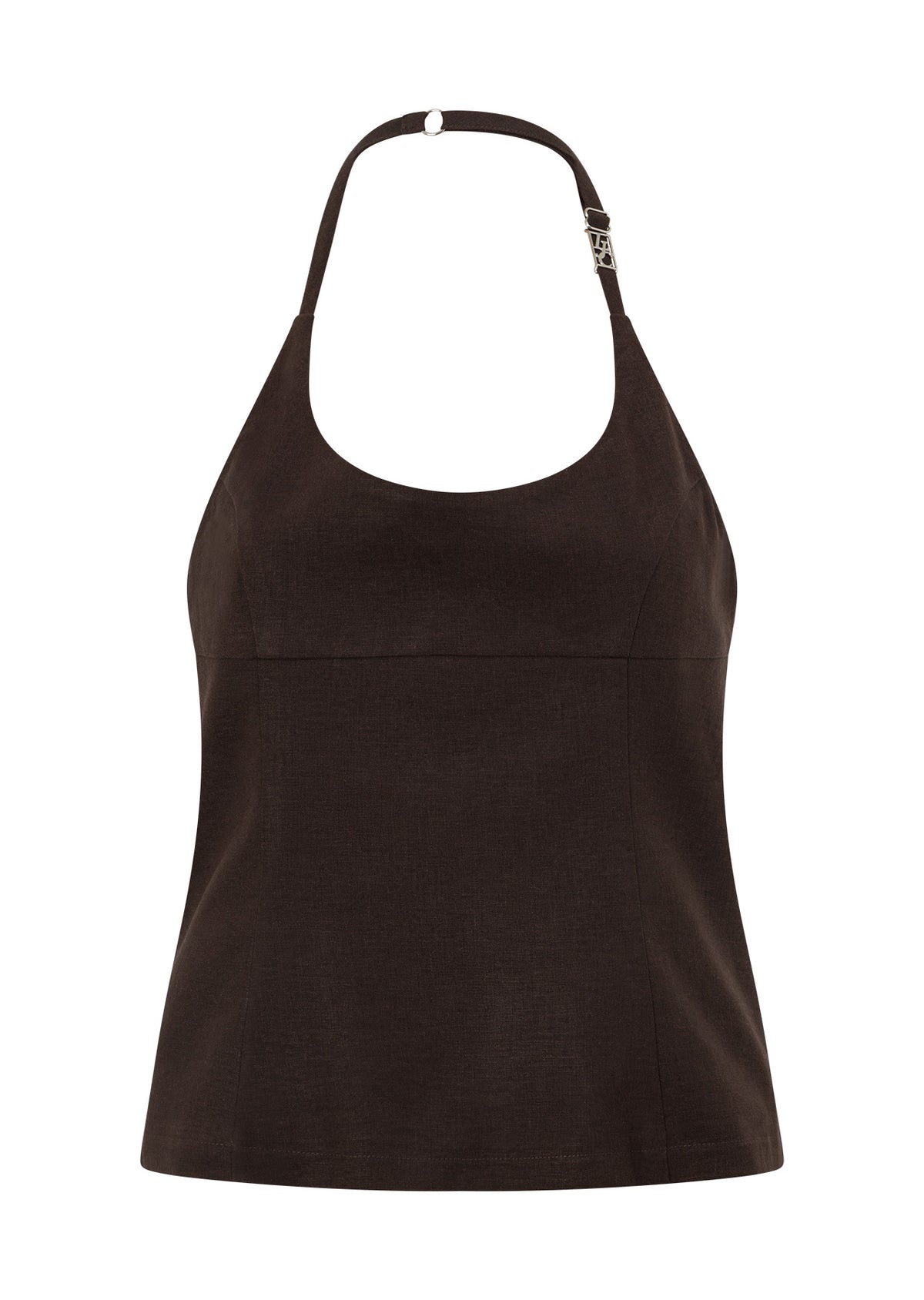 Lorna Jane LJC Linen Adjustable Halter Top - Volcano