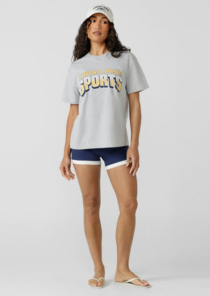 Lorna Jane Game On Sports T-Shirt - Grey Marl