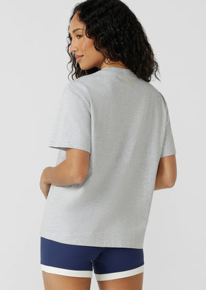 Lorna Jane Game On Sports T-Shirt - Grey Marl