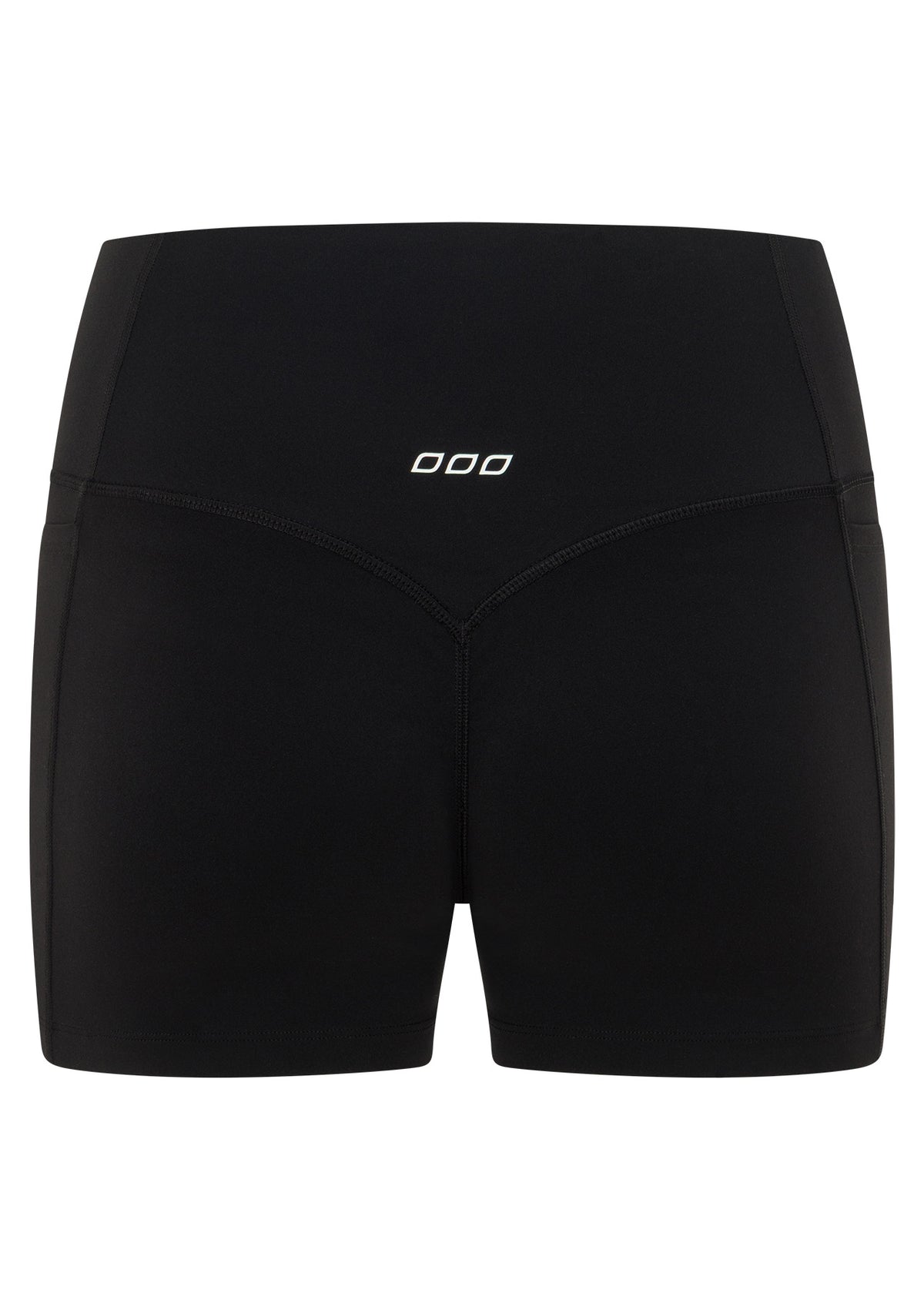 Lorna Jane Invisible Scrunch 2 Pocket 9cm Bike Shorts - Black