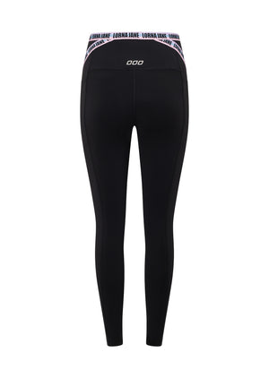 Lorna Jane Metaverse Recycled No Chafe Pocket Ankle Biter Leggings - Black