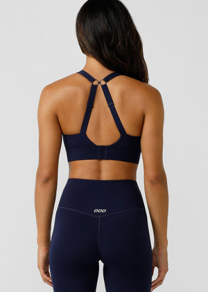 Lorna Jane Full Coverage Support Sports Bra - French Navy