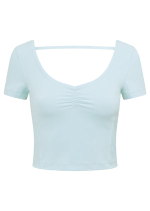 Lorna Jane Unwind Active Tee - Crystal Blue