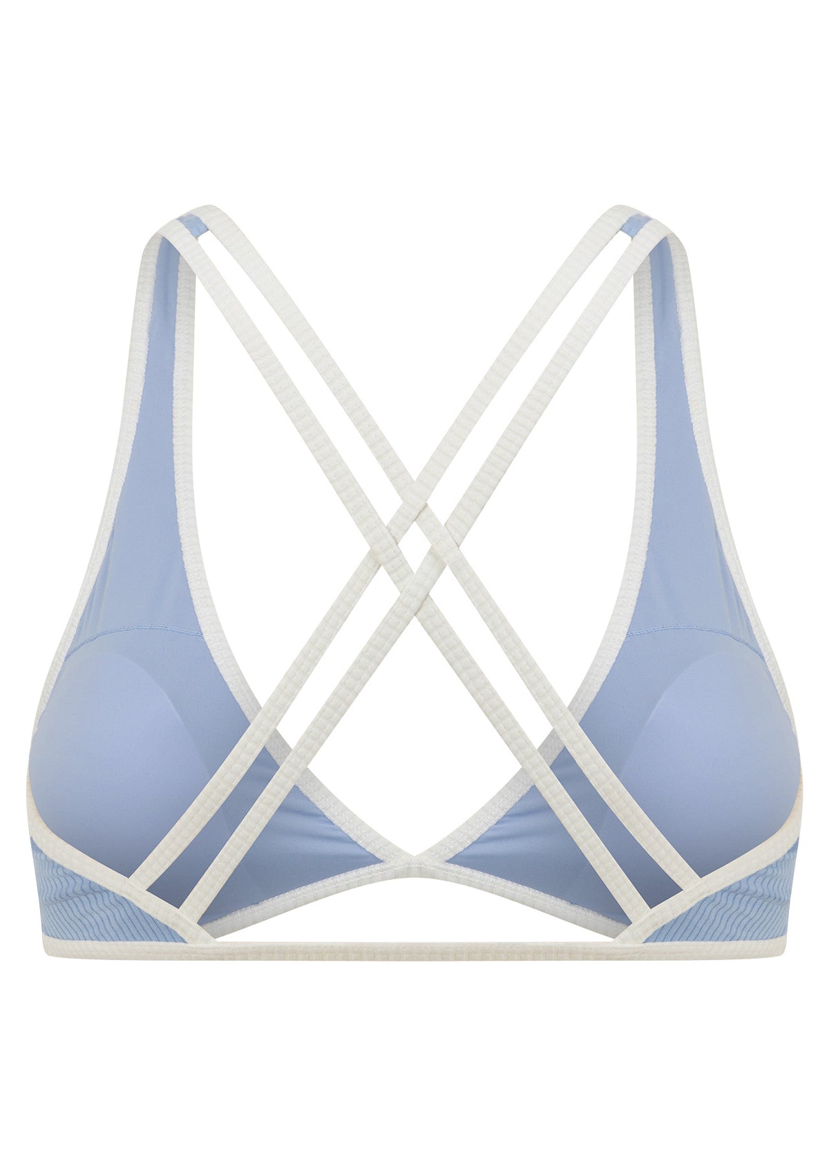 Lorna Jane Palma Luxe Rib Bralette - Light Moontide