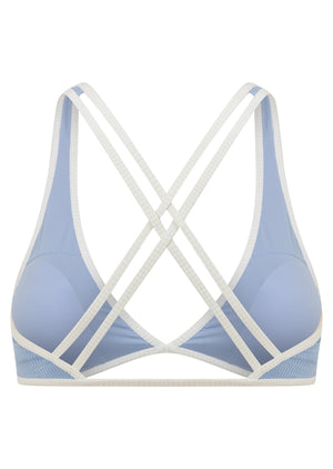 Lorna Jane Palma Luxe Rib Bralette - Light Moontide