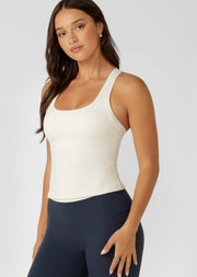 Lorna Jane Sculpt Active Tank - Cream