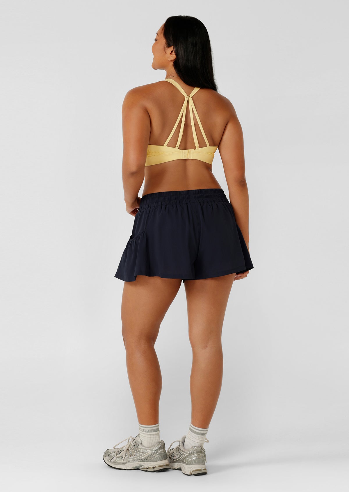 Lorna Jane Wild & Free Run Shorts - Platinum Navy
