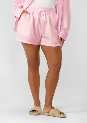 Lorna Jane Lorna Jane Heritage Shorts - Sweet Pink Stripe