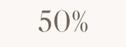 Text reading the number 50%