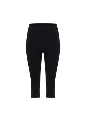 Lorna Jane Amy Phone Pocket 3/4 Tech Leggings - Recycled Black