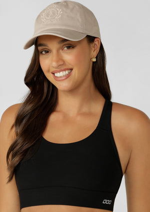 Lorna Jane Court Crush Washed Cap - Washed Latte