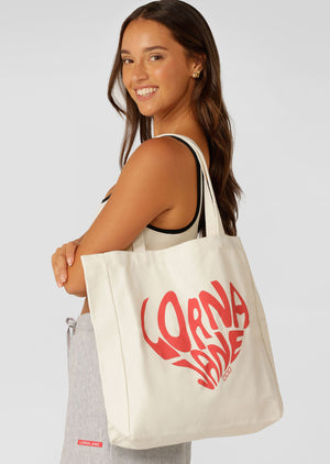 Lorna Jane Charity Love Tote Bag - Canvas